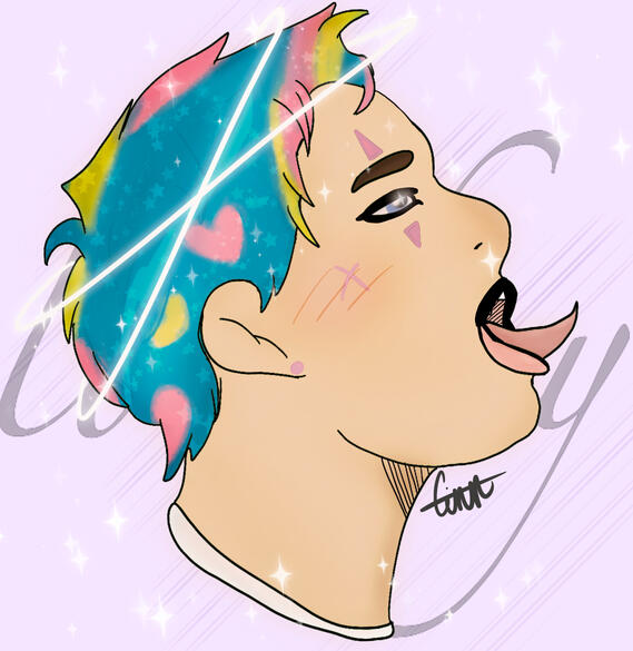 Awsten Knight from the band Waterparks